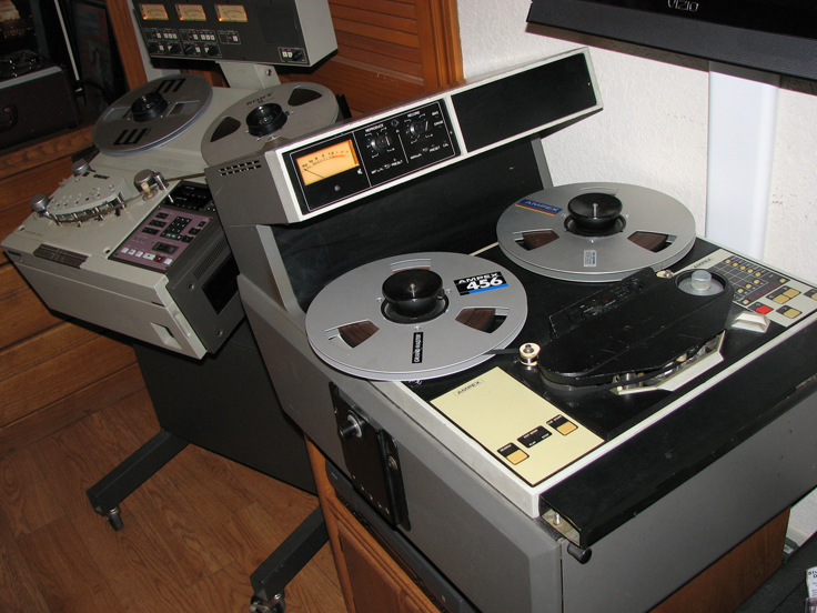 Ampex ATR-100 and ATR -800 professional reel to reel tape recorders in the ...
