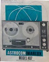 Astrocom Marlux reel to reel tape recorder accessories