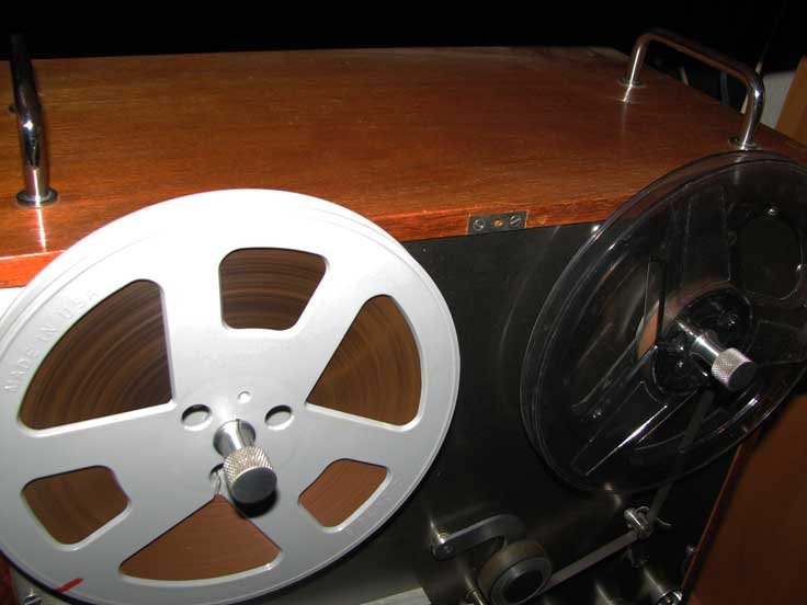 Brush Electronics Company's professional model 2105 reel to reel tape recorder in the Reel2ReelTexas.com vintage reel tape recorder recording collection