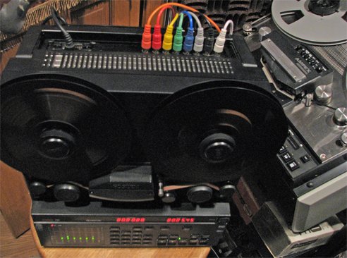 Fostex R8 reel to reel tape deck in reel2reeltexas.com and Museum of Magnetic Sound Recording vintage reel tape recorder recording collection