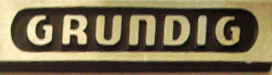 Grundig logo in the Reel2ReelTexas.com vintage reel tape recorder recording collection