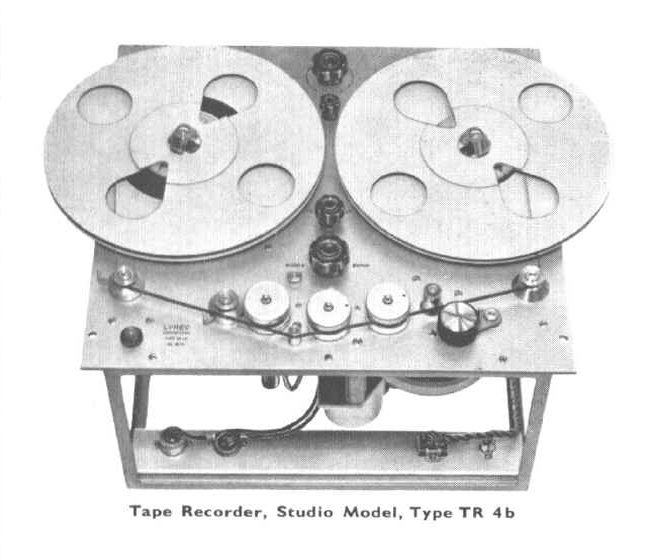 Lyrec TR4 reel to reel studio tape recorder photo in the Museum of Magnetic Sound recording