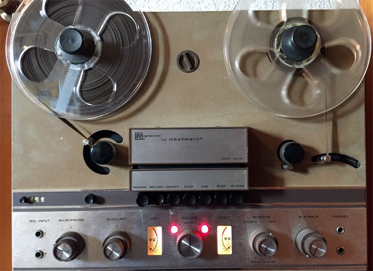 Magnecord 1020 / HeathKit AD-16 reel to reel tape recorders were donated by Lawrence Grover to the Museum of Magnetic Sound Recording