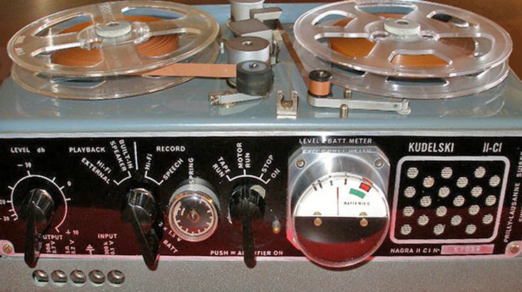 Nagra II professional reel to reel tape recorder photos in the Reel2ReelTexas.com vintage reel tape recorder recording collection