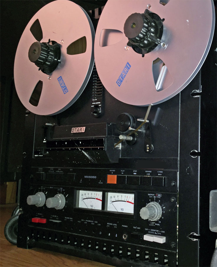 This Otari MX-5050 B2 HD was donated to MOMSR by the Hugh Sparks Estate to the Museum of MAgnetic Sound Recording