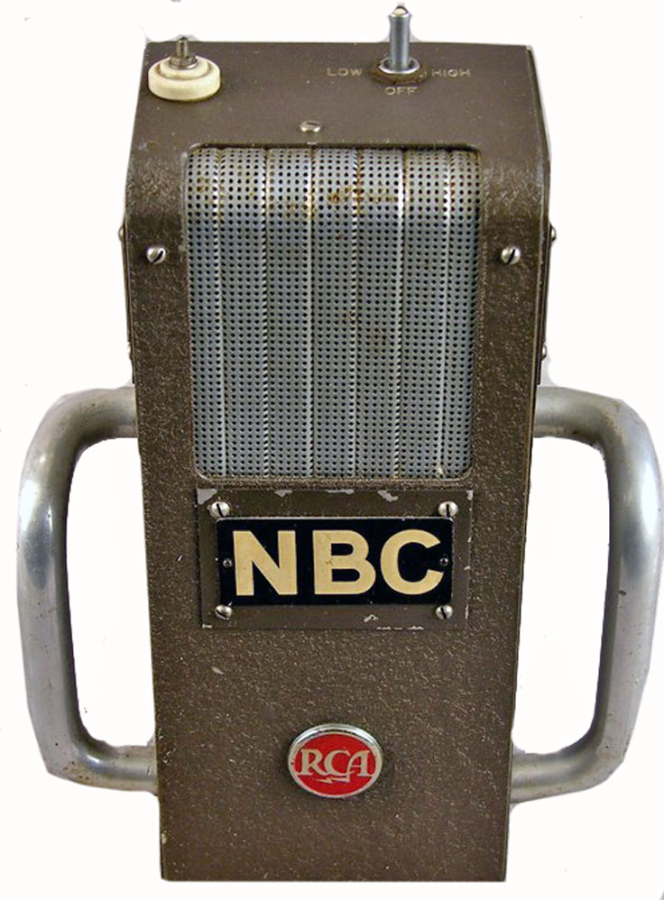 RCA NBC Wireless mic transmitter Type BTP-1A photo from donated third parties in the Reel2ReelTexas.com - Museum of Magnetic Sound Recording vintage reel tape recorder recording collection
