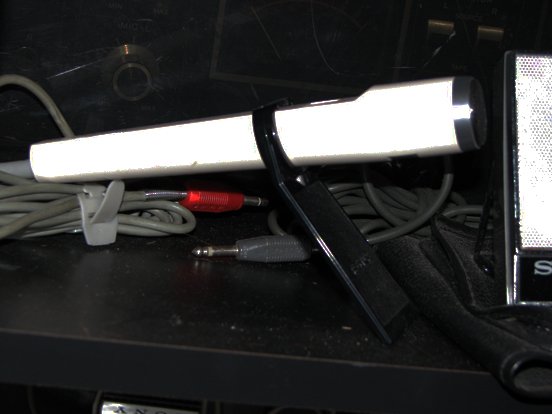 Sony F96 microphone in Museum of Magnetic Sound Recording's vintage microphone and recording equipment collection