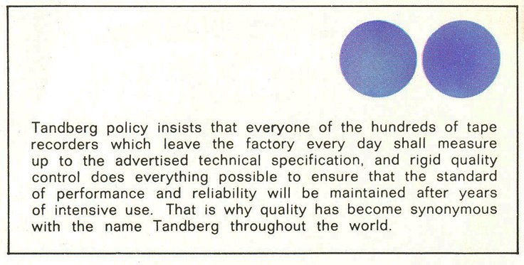 1960's profile of the Tandberg reel to reel tape recorder factory in the Reel2ReelTexas.com vintage reel tape recorder recording collection collection