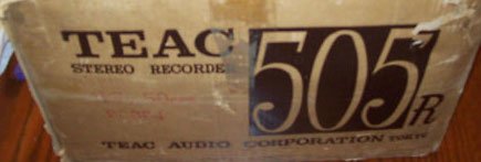 Teac505 reel to reel recorder photo submitted by others to the MOMSR.org and Reel2ReelTexas.com vintage reel tape recorder recording collection