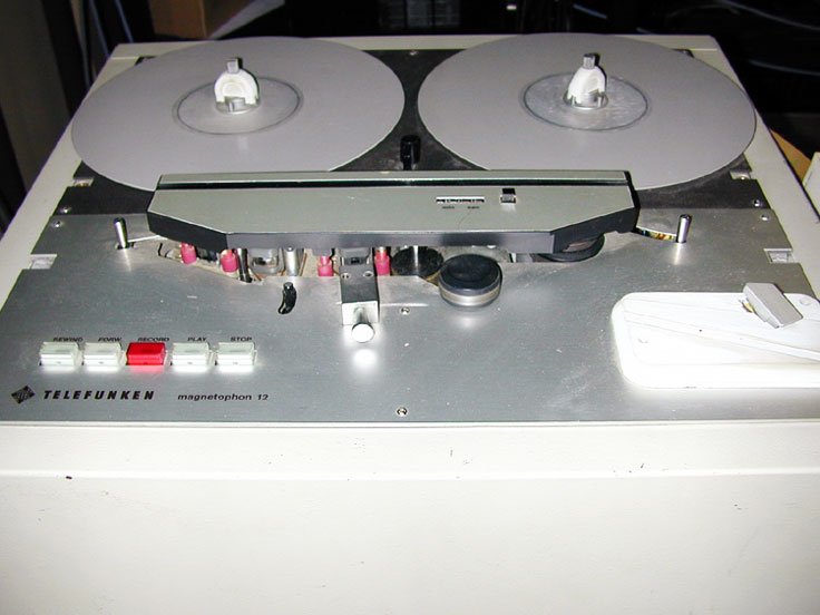 Telefunken M-12 reel to reel tape recorder photo in the Reel2ReelTexas.com vintage reel tape recorder recording collection