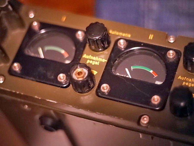 Telefunken military reel to reel tape recorder photo in the Reel2ReelTexas.com vintage reel tape recorder recording collection