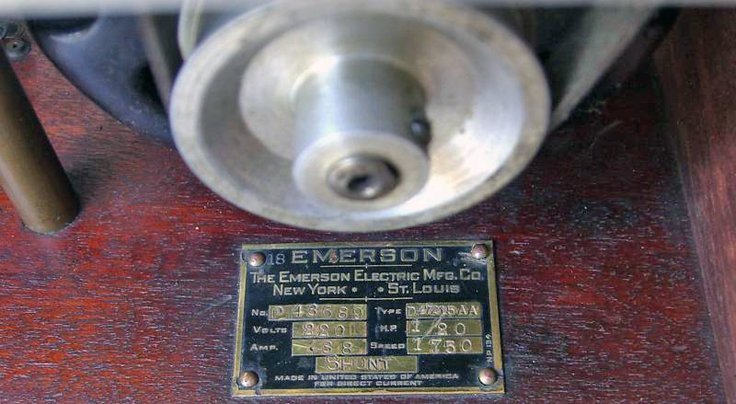 Emerson Telegraphone photo in the Museum of Magnetic Sound Recording