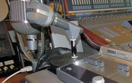 Uher M512 microphone in the Reel2ReelTexas.com / Museum of Magnetic Sound Recording vintage reel tape recorder recording collection