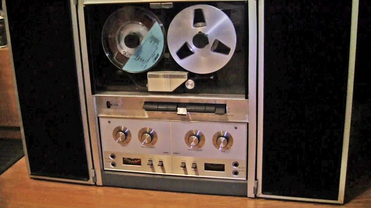 Webcor 2650 Professional reel to reel tape recorder in the Reel2ReelTexas.com vintage reel tape recorder recording collection