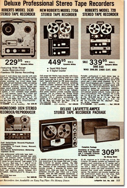 1966 ad for the Magnecord reel to reel tape recorder in the Reel2ReelTexas.com MOMSR vintage reel tape recorder recording collection