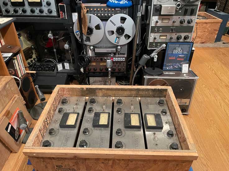 Ampex 300 4 SS Sel-Sync professional reel to reel tape recorder in the MOMSR/Reel2ReelTexas/Theophilus vintage recording collection