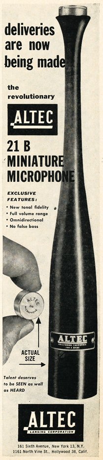 Altec ad in the Reel2ReelTexas/MOMSR/Theophilus vintage reel tape recorder and mic collection