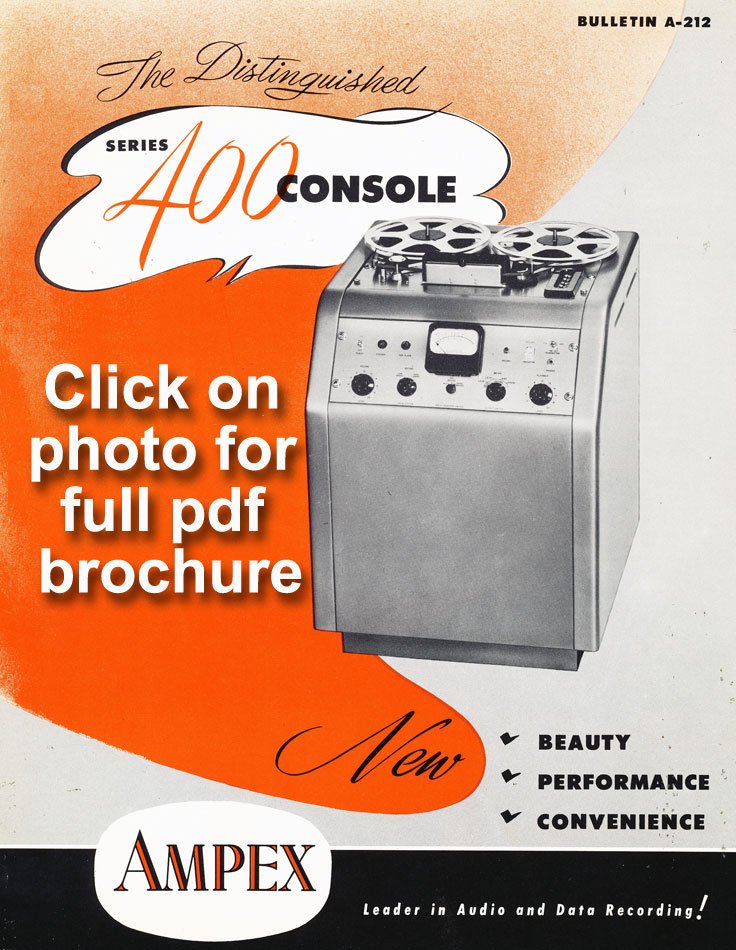 1949 ad for the Ampex 300