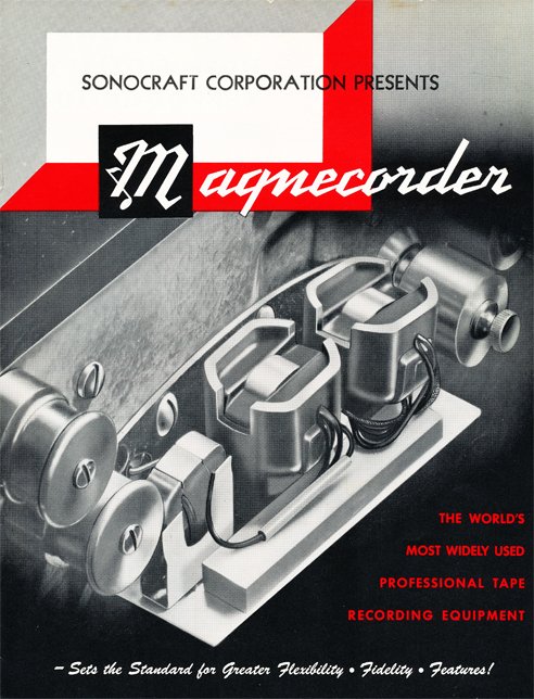 1954 ad for the Magnecord reel to reel tape recorder in the Reel2ReelTexas.com MOMSR vintage reel tape recorder recording collection