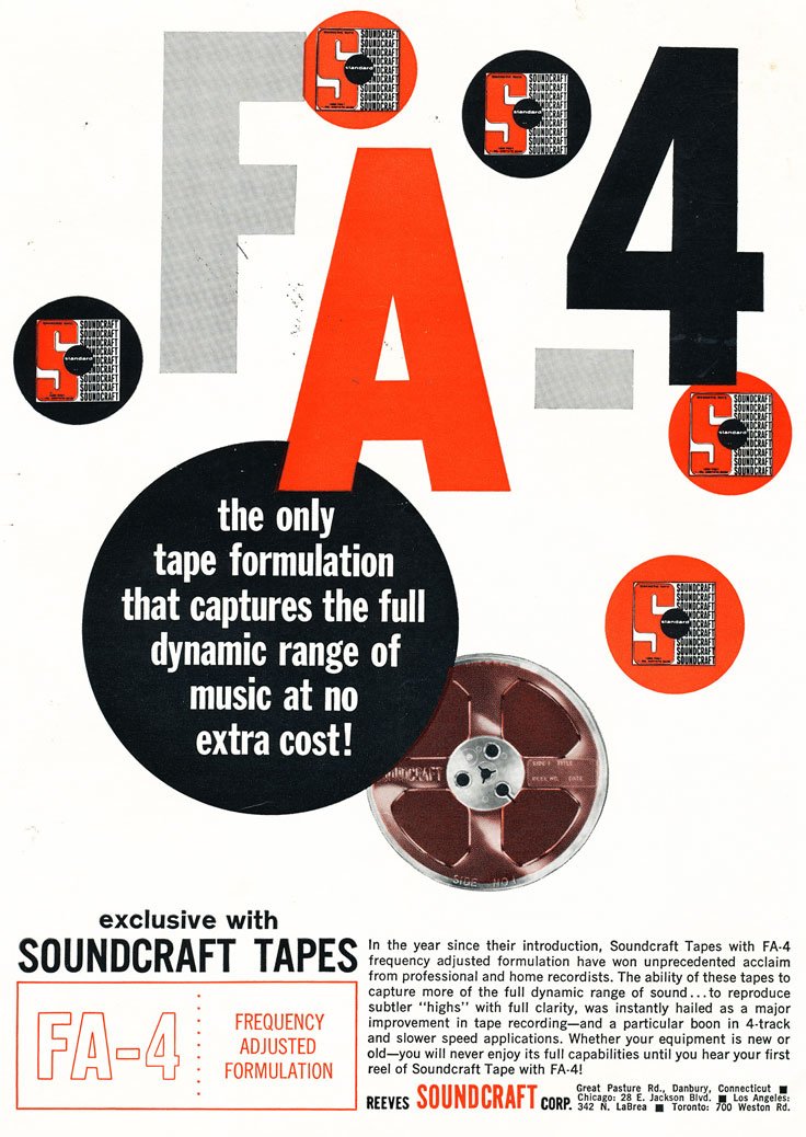 1960 Soundcraft ad in the Reel2ReelTexas.com vintage reel tape recorder recording collection