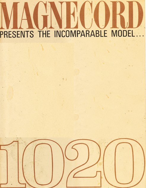 1965 ad for the Magnecord reel to reel tape recorder in the Reel2ReelTexas.com MOMSR vintage reel tape recorder recording collection