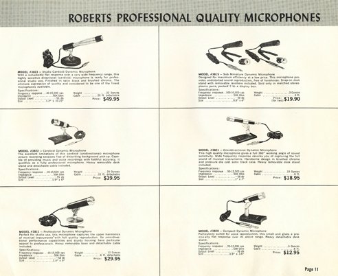 1965 manual for the roberts 400X reel tape recorder in Phantom Productions' reel tape recorder collection