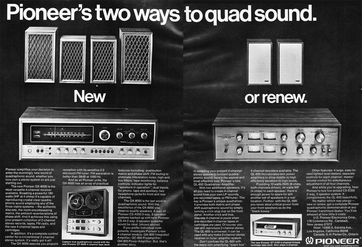 Ad for the Pioneer reel to reel tape recorder in the Reel2ReelTexas.com vintage reel tape recorder recording collection