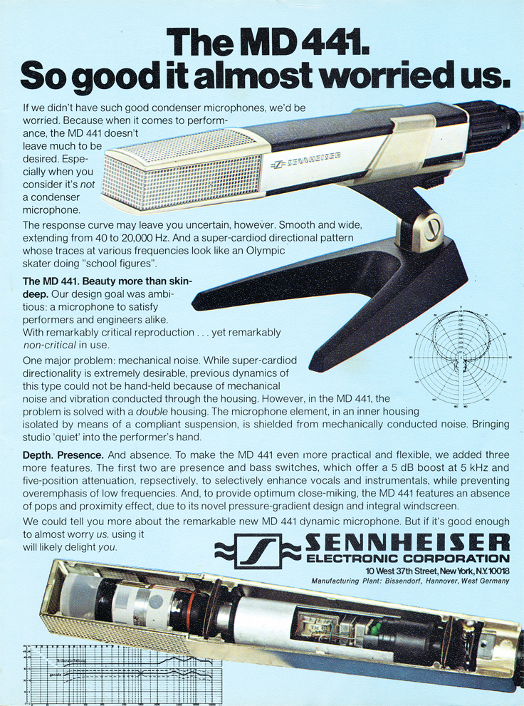 Sennheiser ads in the Reel2ReelTexas.com/MOMSR/Theophilus vintage reel to reel tape recorder collection