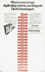 Electro Sound ad in the Reel2ReelTexas.com vintage reel tape recorder recording collection