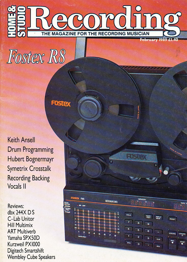 1989 ad for Fostex multi-track tape recording gearin the Reel2ReelTexas.com vintage reel tape recorder recording collection