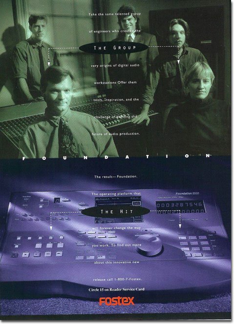 1994 ad for the Fostex recording gear in the Reel2ReelTexas.com vintage reel tape recorder recording collection