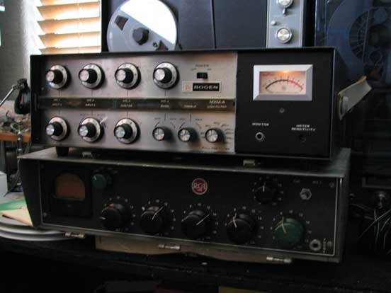 Bogen MXM mixer in the Reel2ReelTexas.com vintage microphone and recording equipment collection's vintage microphone and recording equipment collection
