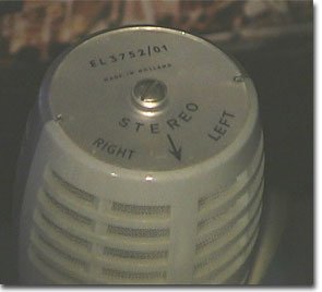 Norelco stereo microphone in the Reel2ReelTexas.com vintage microphone and recording equipment collection's vintage microphone and recording equipment collection